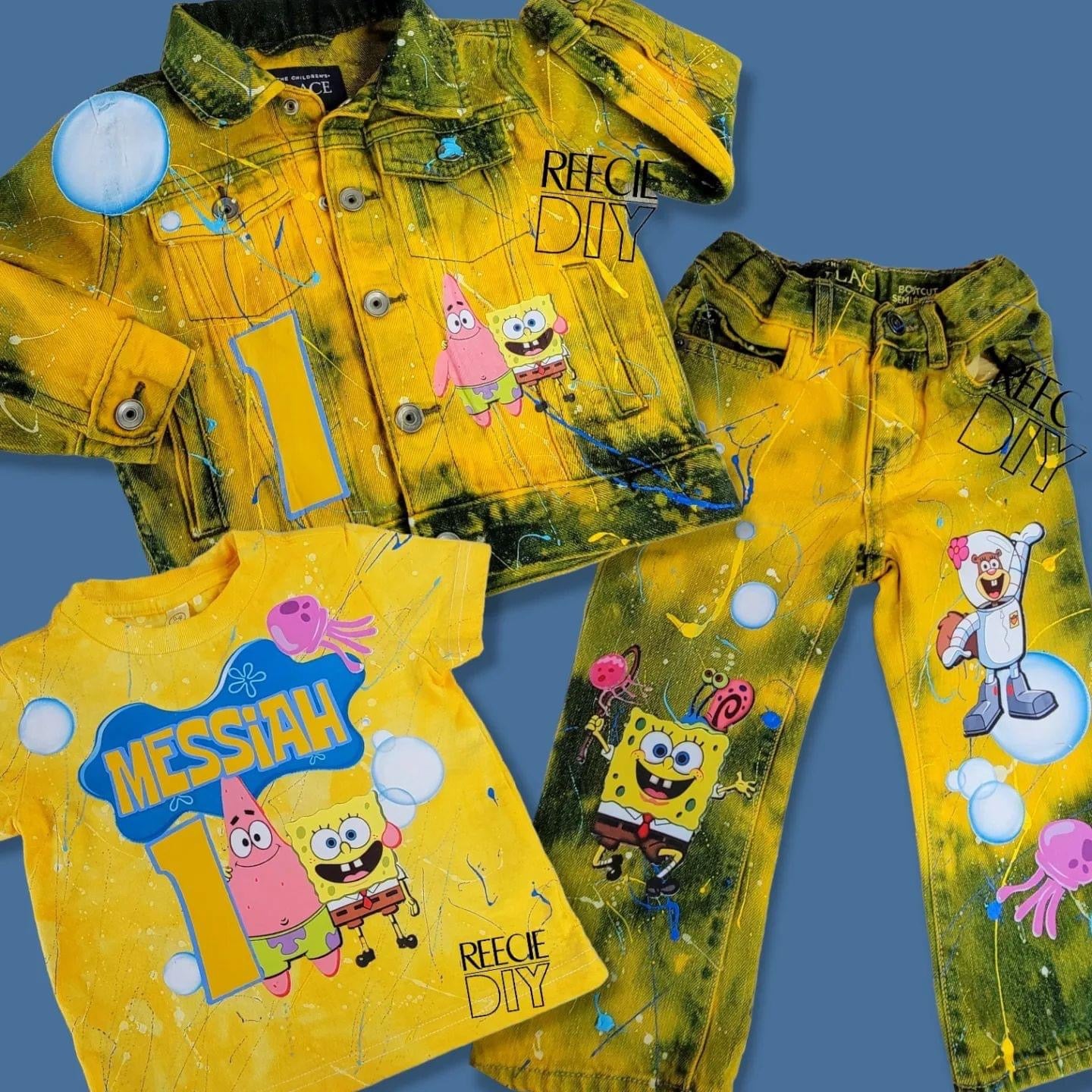 Boys & Girls Denim Birthday Sets