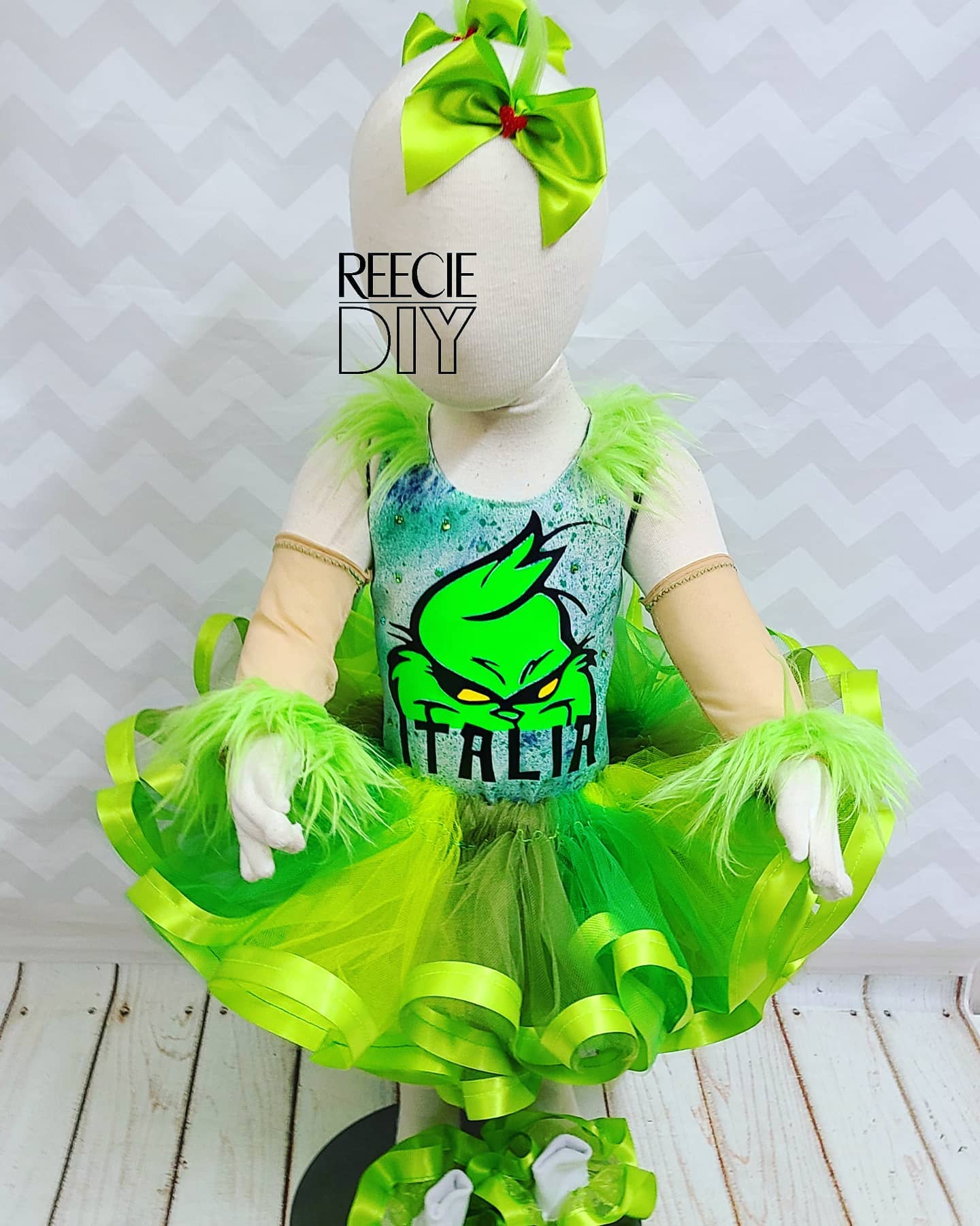 RIBBON TRIM TUTU & Corset Top