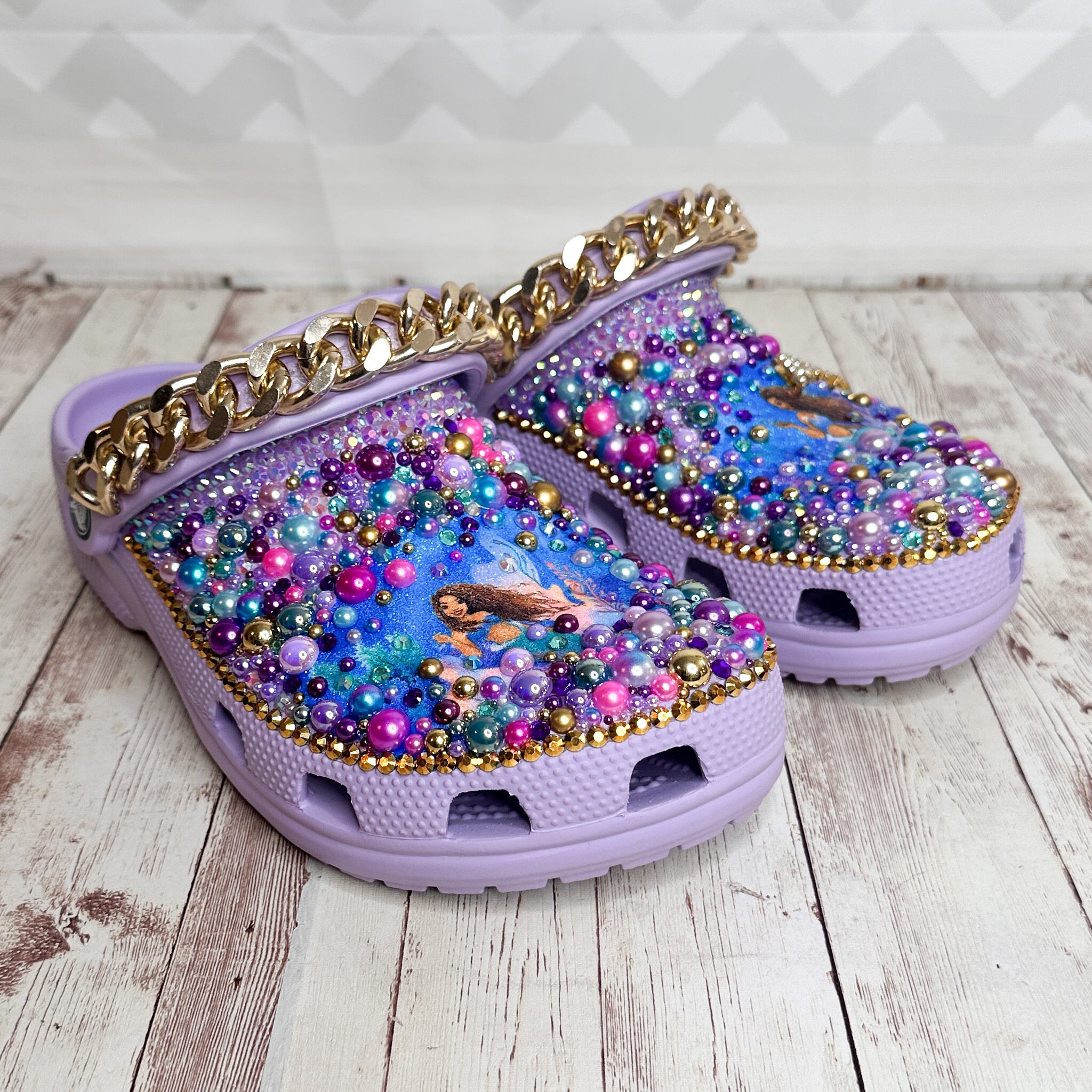 Glitter 2024 crocs adults