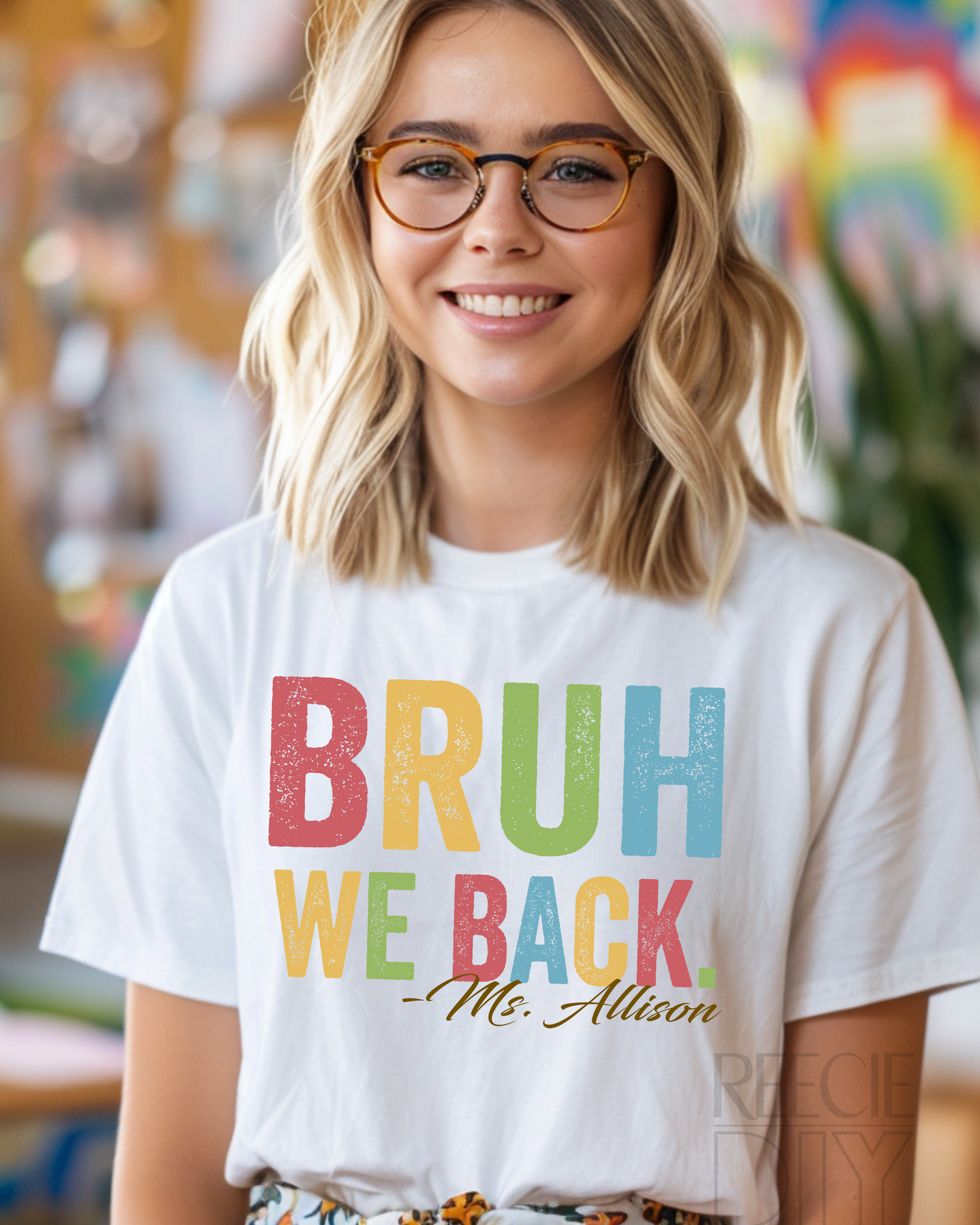 BRUH, We Back - Custom Teacher Tee