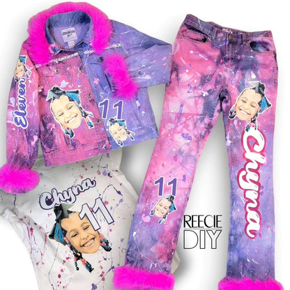 Boys & Girls Denim Birthday Sets