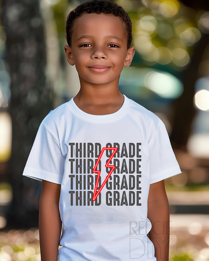 Lightning Bolt Back To School Tee