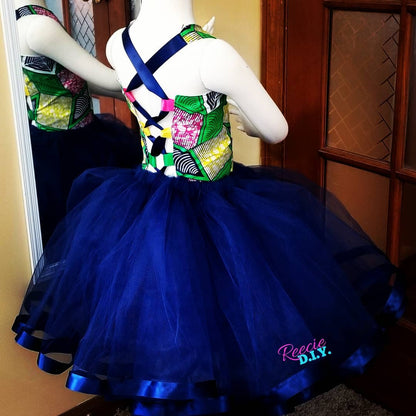 RIBBON TRIM TUTU & Corset Top