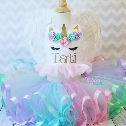 RIBBON TRIM TUTU & Corset Top