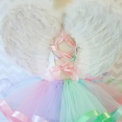 RIBBON TRIM TUTU & Corset Top
