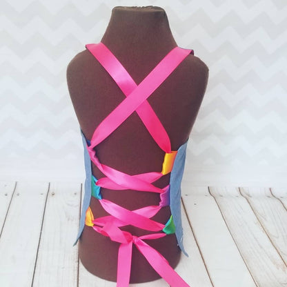 RIBBON TRIM TUTU & Corset Top