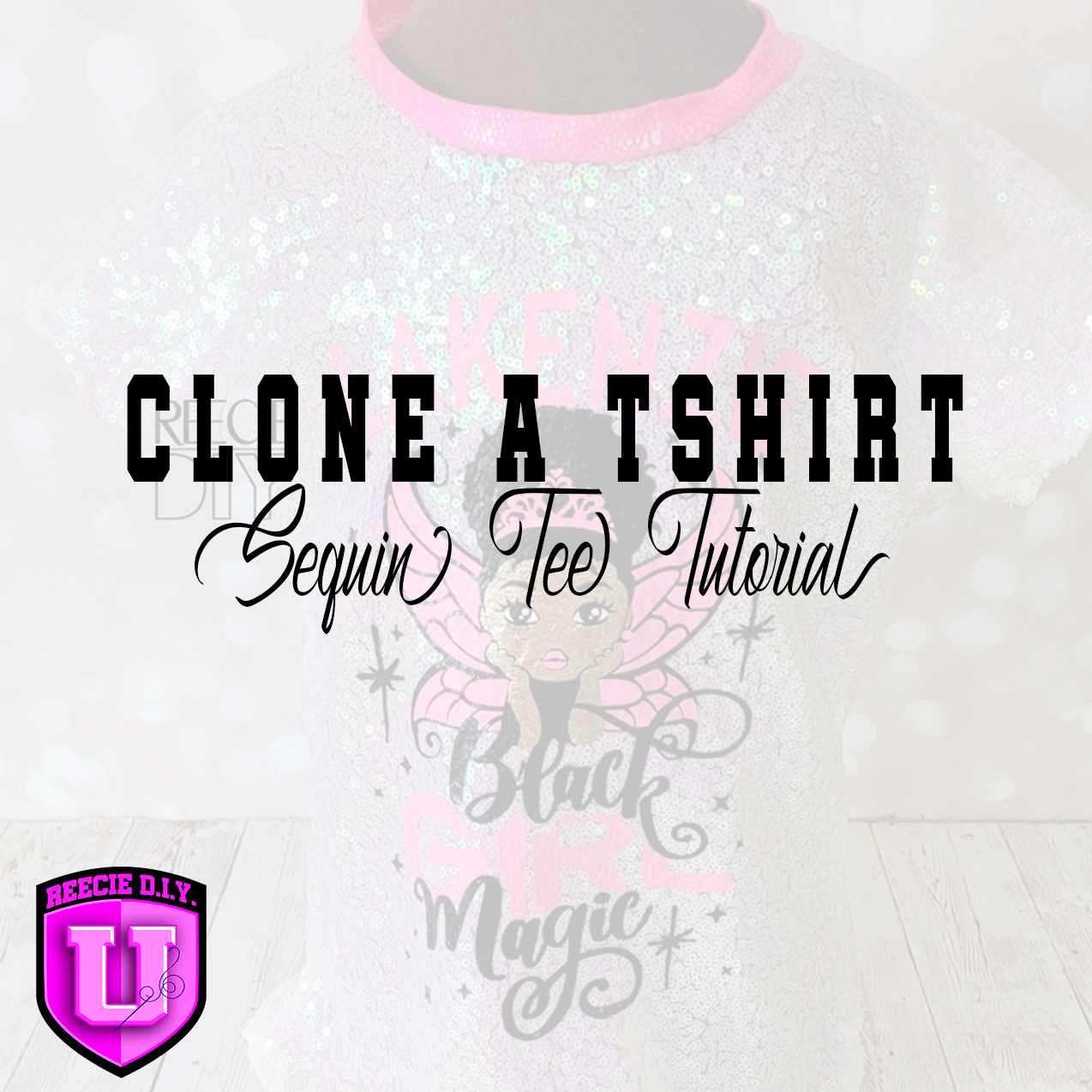 How to Clone a TShirt | Sequin Tee Tutorial